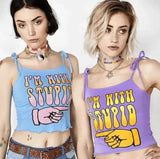 Funny Slogan Crop Tops for Casual Wear-1