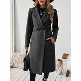 Notch Lapel Trench Coat Elegance
