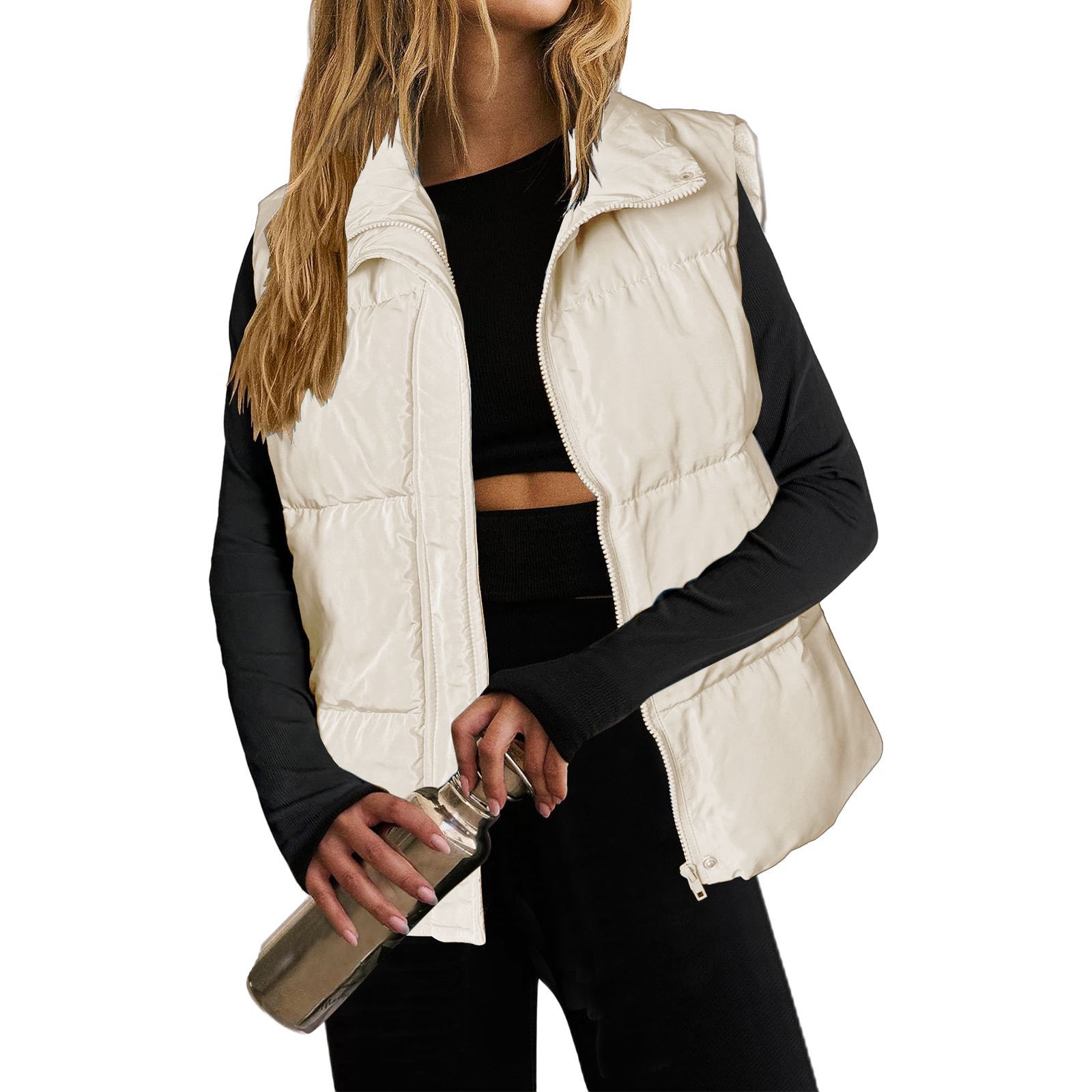 3-in-1 Coat Jacket Vest with Pockets