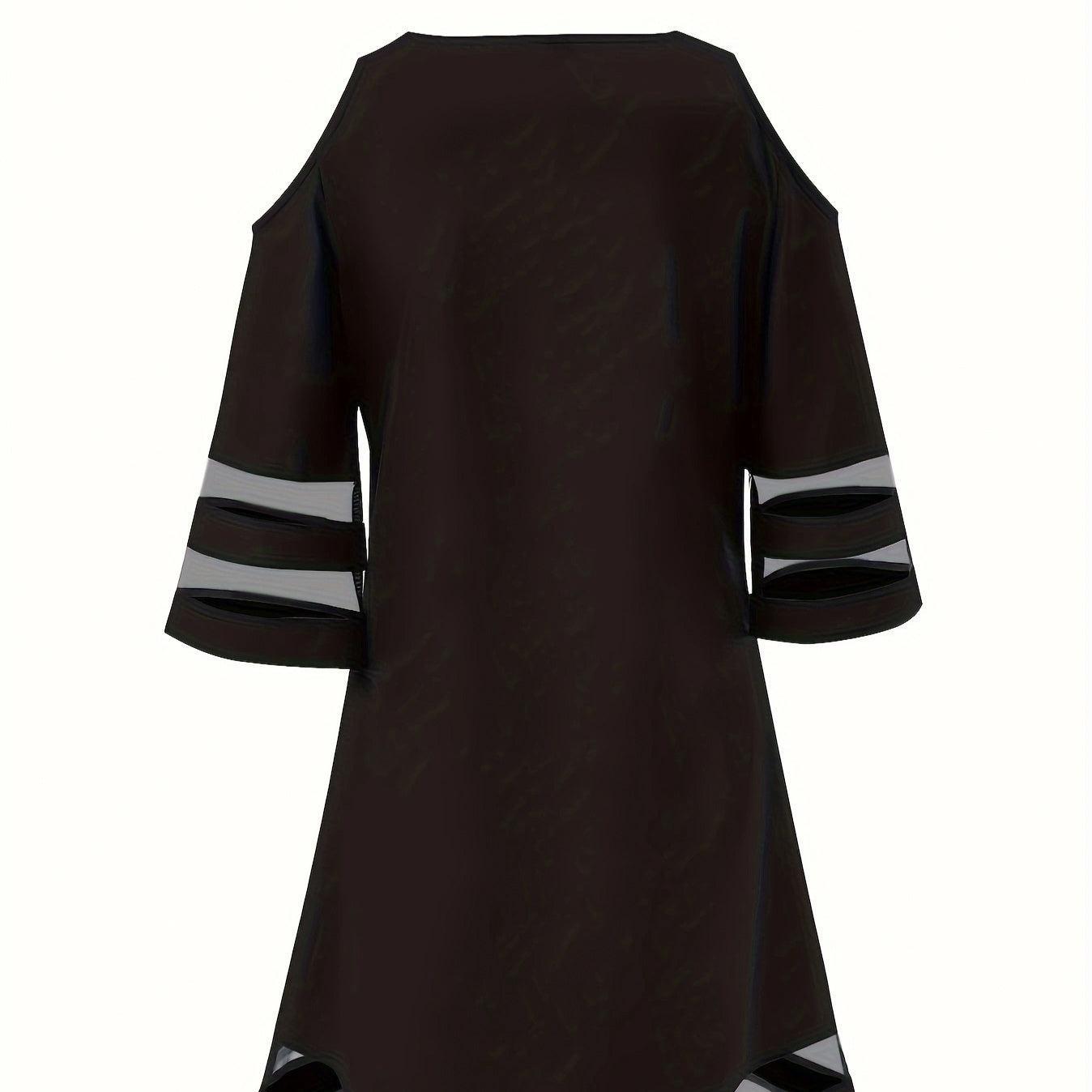 Cold Shoulder Midi Dress