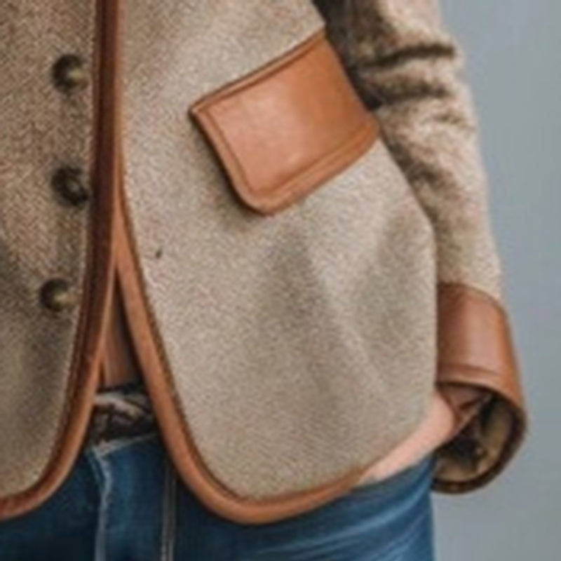 Retro Color Block Jacket