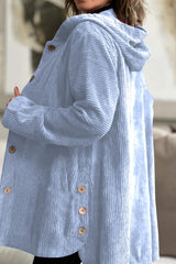 Cozy Corduroy Hooded Jacket