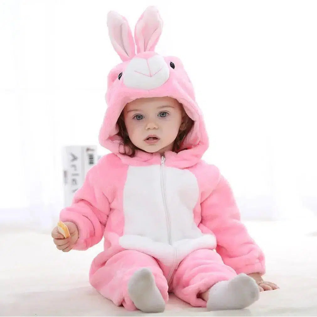 Baby Rompers Winter Autumn Clothes-PinkRabbit-2