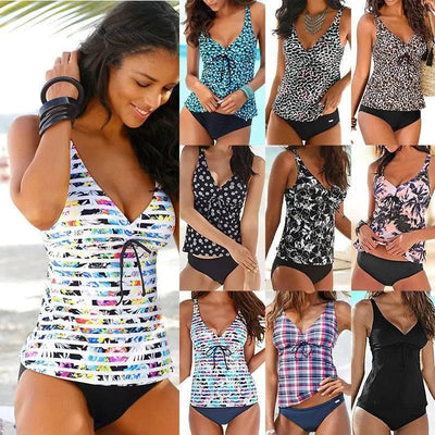 Bikini Ladies Split Swimsuit Printed Swimwear-1