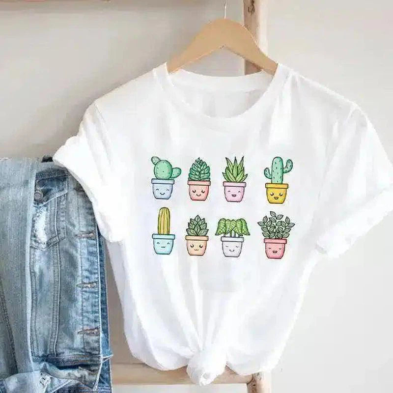 Terrarium Graphic Tee-Shirt-6style-6