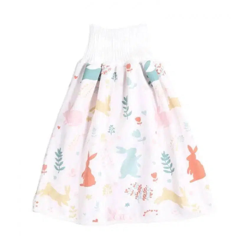 Cotton and bamboo fiber Baby diaper skirt-Rabbit-35