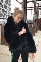 Faux fur jacket-8