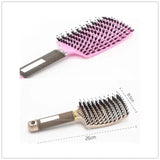 Hairbrush Anti Klit Brushy Haarborstel Women Detangler Hair-8-93