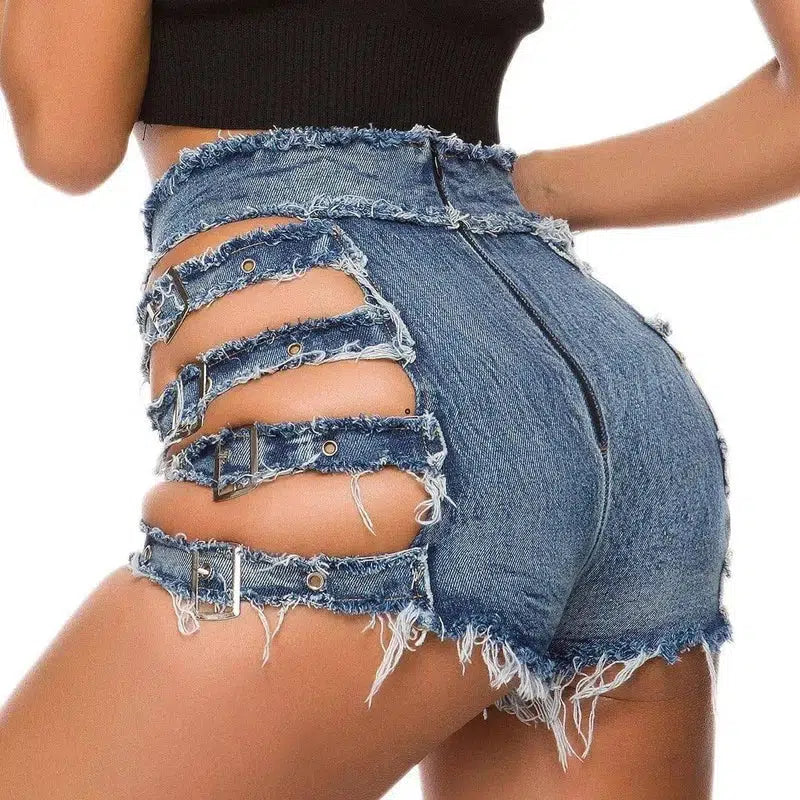 Hot pants summer cut jeans-5