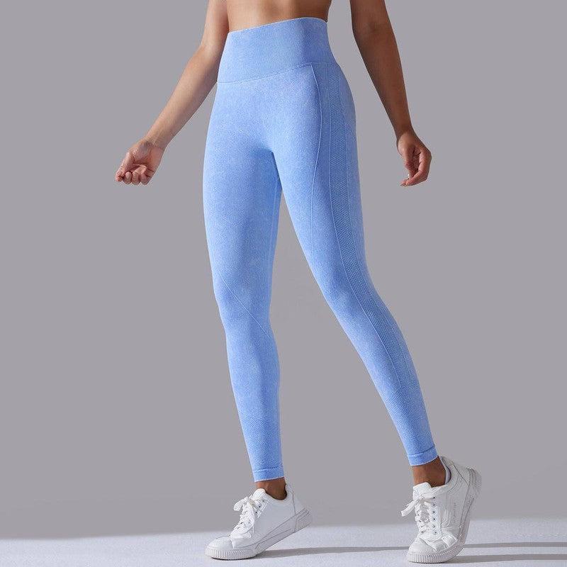 Knitted Seamless Yoga Pants Running Sports Fitness High-3