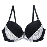 Lace Print Color Block Lingerie-9