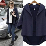 Ladies Fashion Woolen Three-quarter Sleeve Jacket-8