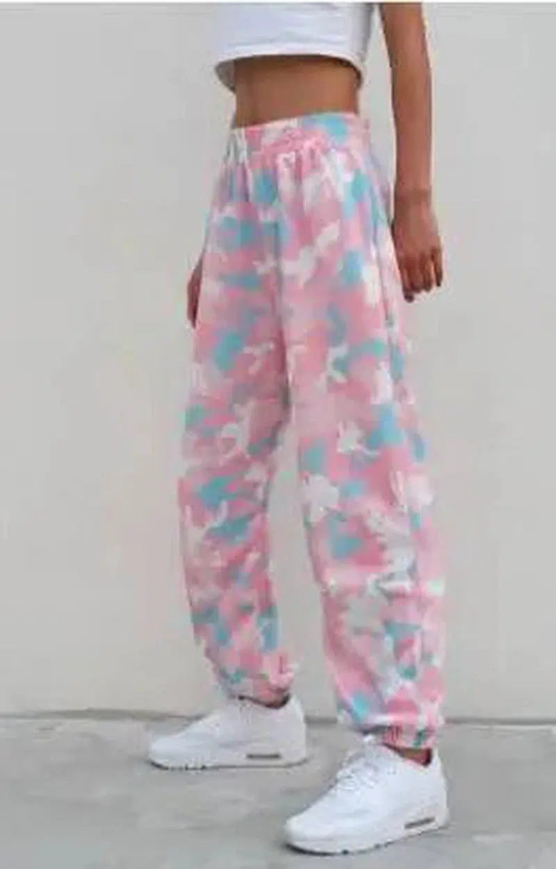 LOVEMI - Lovemi - COTTON CANDY CAMO PANTS