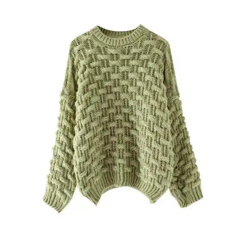 LOVEMI - Lovemi - Crew neck pullover women's sweater