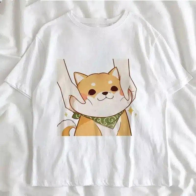 LOVEMI - Lovemi - Cute Shiba Inu print male and female couple