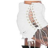 GOTHIC RIPPED MINI JEAN SHORTS-198white-17