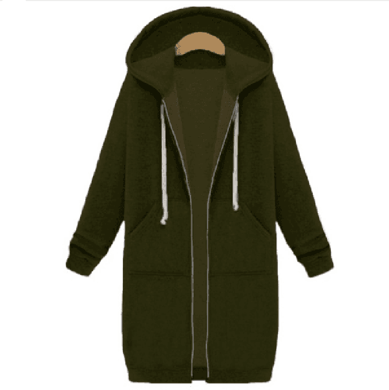 LOVEMI - Lovemi - Hooded long-sleeved winter sweater women's jacket