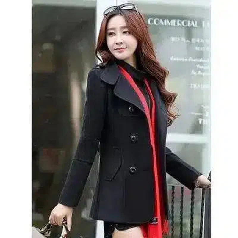 LOVEMI - Lovemi - Ladies Autumn Casual Woolen Coat