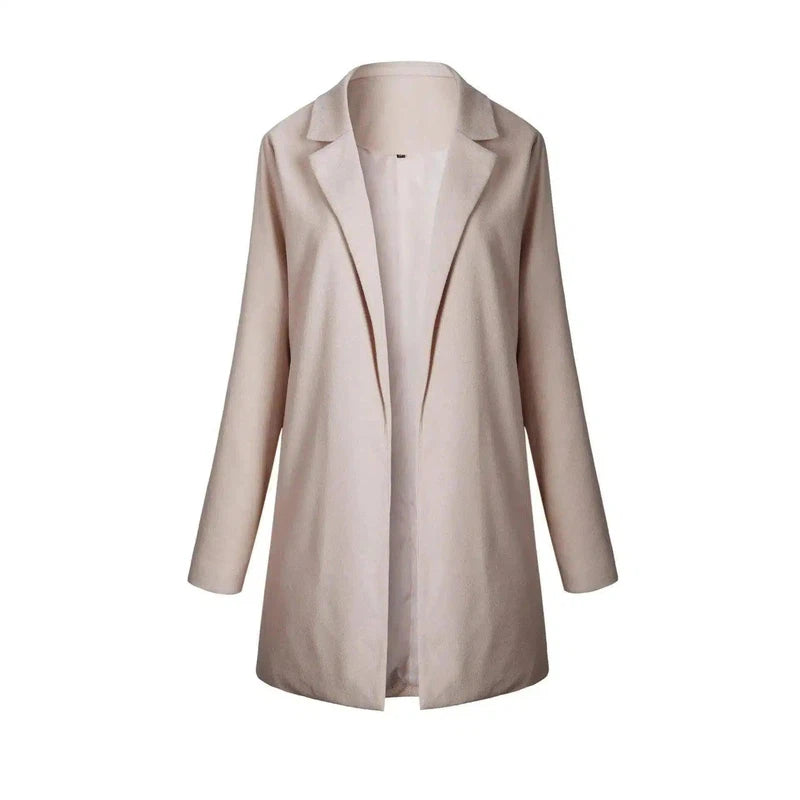 LOVEMI - Lovemi - Lapel Slim Cardigan temperate blazer