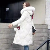 LOVEMI - Lovemi - Long hooded padded down coat coat women