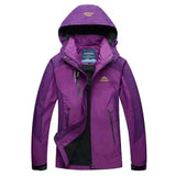 Waterproof Hooded Men's Jacket-Purple-2