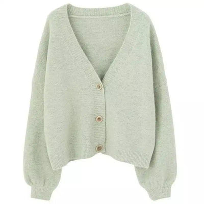 Wild sweater cardigan-green-2