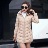 LOVEMI - Lovemi - Winter jacket women fashion slim long