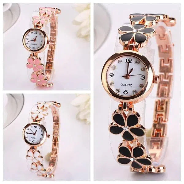 Lvpai New Luxury Casual Fashion Bracelet Watch Flower Strap Wristwatch Dress Elegance Quartz Watch For Women Gift Watch-1