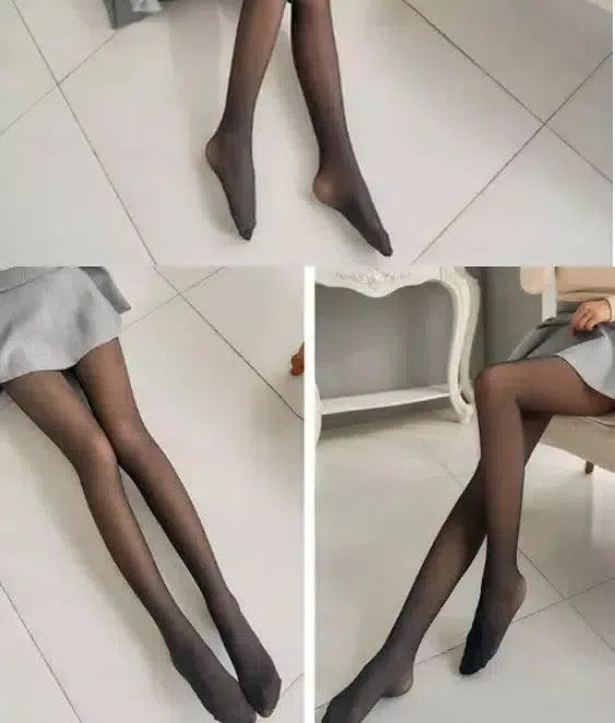 Maternity Silk Tights in Grey, Black, Brown-2