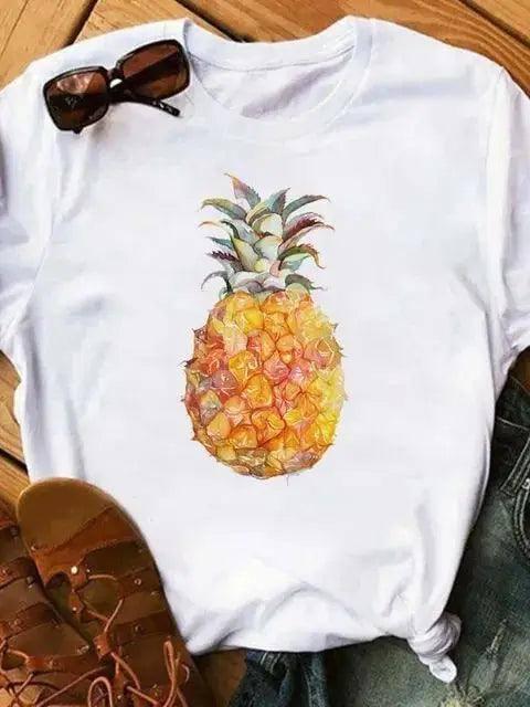 Maycaur Pineapple Chic Tee-bt7962-1