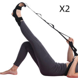 Men's And Women's Yoga Stretching Straps-Black-9