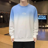 LOVEMI - Lovemi - Men's Long Sleeve Gradient Print Sweatshirt