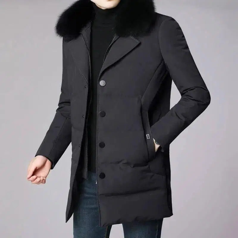 LOVEMI - Lovemi - Mid-length thick warm casual hooded coat