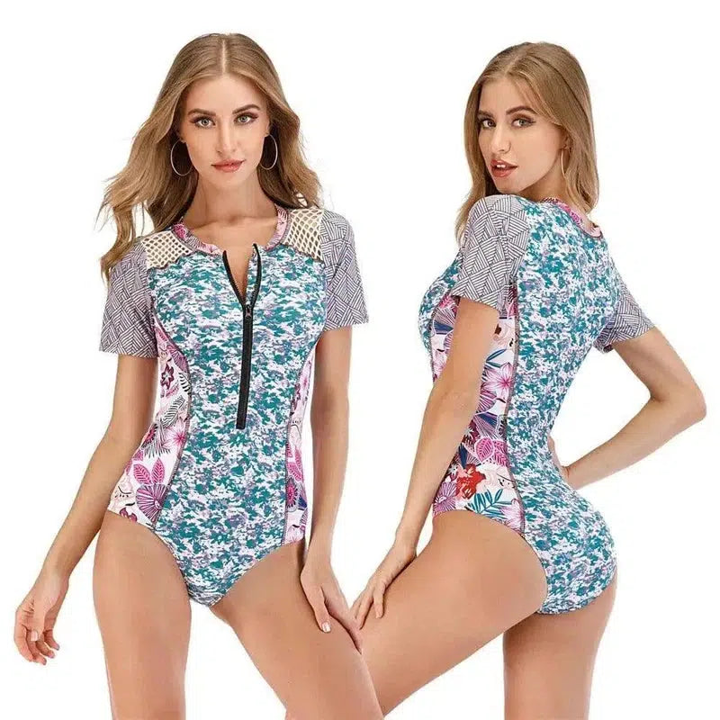 One-piece swimsuit-SkyBlue-5