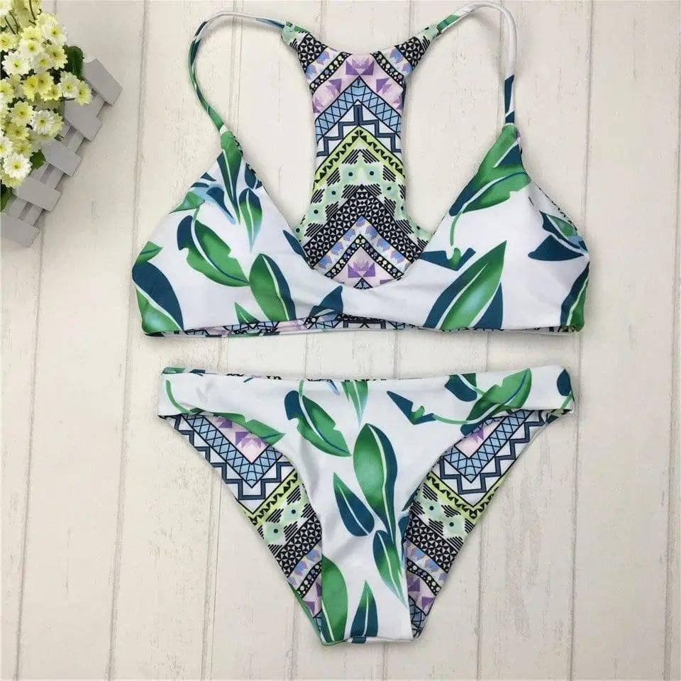 Sexy Brazilian Bikinis Women Swimsuit Double-sided printing-S-1