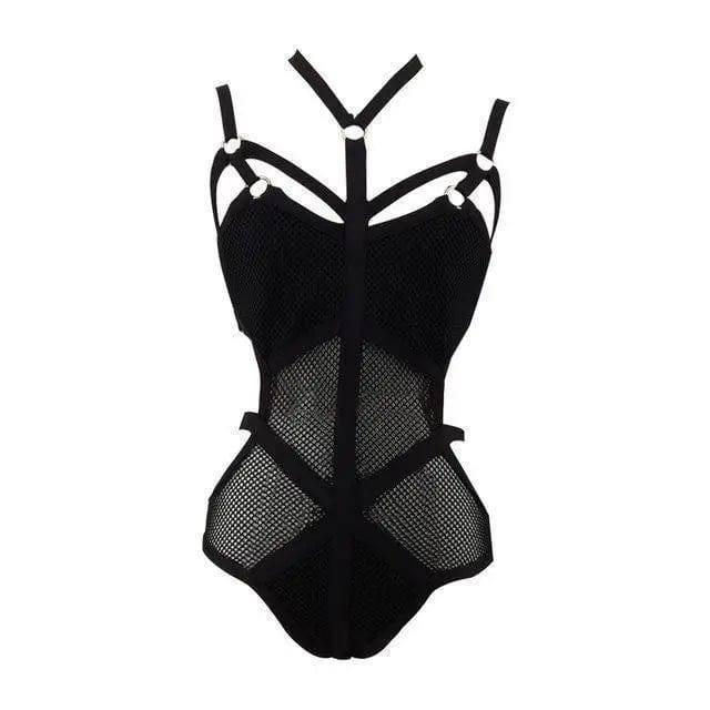 Sexy swimsuit bikini swimsuit-Black-1