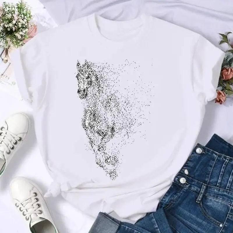 Short Sleeve Butterfly Bow Sweet Flower Fashion Summer Women-5