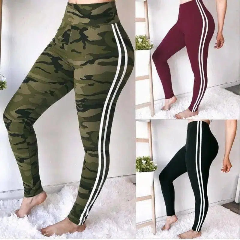 Slim Slimming Camouflage Yoga Pants Leggings-1