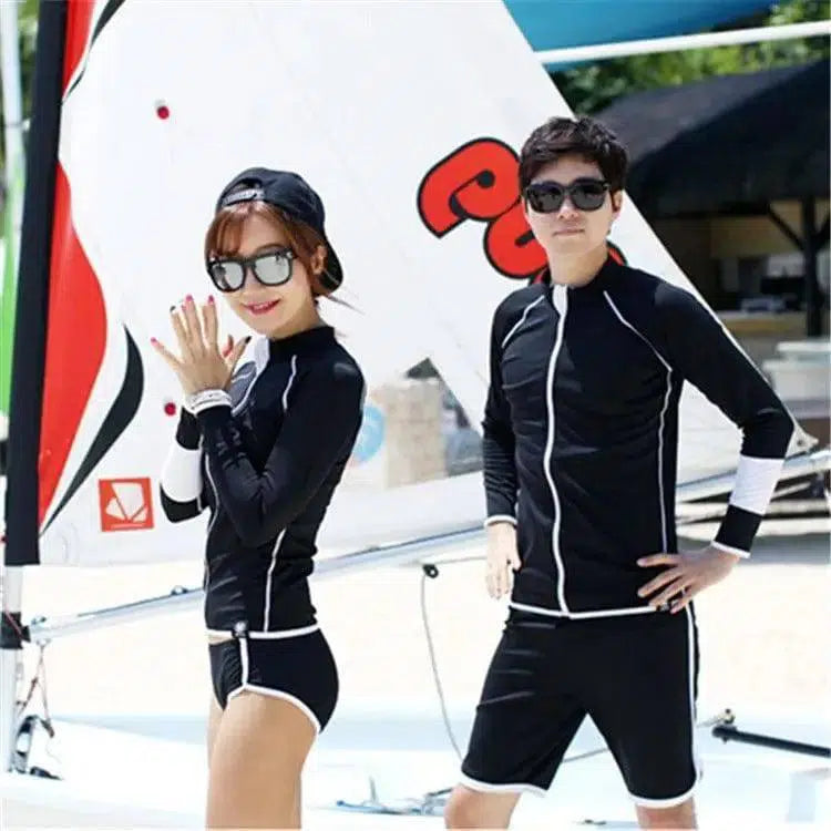 South Korea's new wetsuit jellyfish lovers'suits split-Mensshorts-3