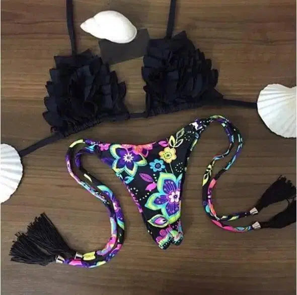 speed selling explosion, Brazil bikini suit, sexy lady-Black-5