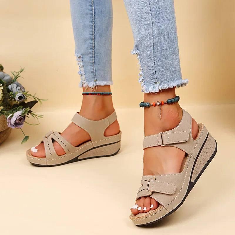 Stylish Women's Comfort Wedge Sandals-1