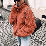 Thick Sweater-Orange-6