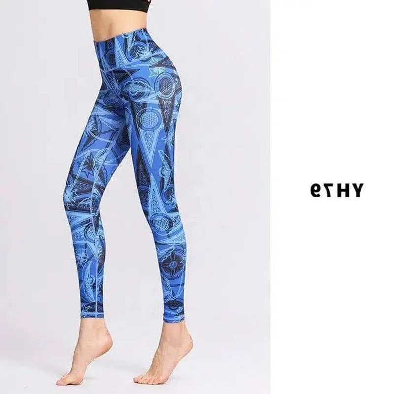 LOVEMI - Lovemi - Tie-dye printed yoga pants