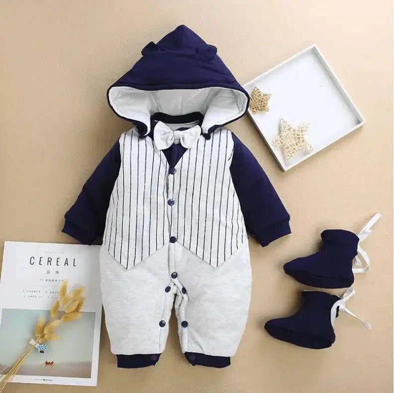 LOVEMI - Warm Thick Baby Jumpsuit born Climb Clothes