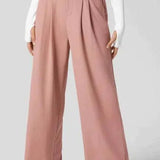 Women's Solid Color Casual Suit Pants With Real Pockets-6